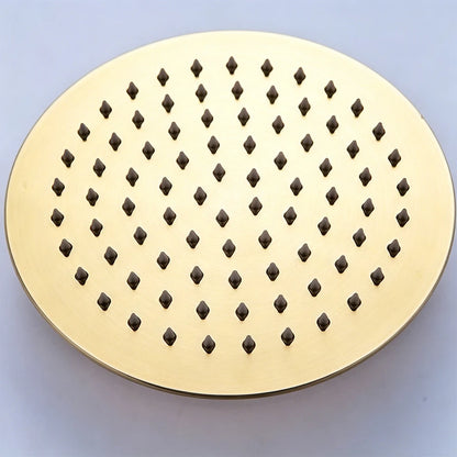 Chrome Ultrathin Bath 8''10''12" Rainfall Shower Head with Shower Arm Stainless Steel Bathroom Accessory