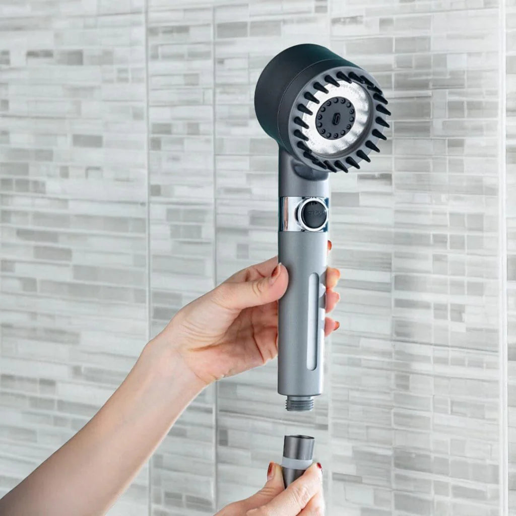 Shower Head with Filter & 3 Modes | Water-Saving Shower Head | Waterlux