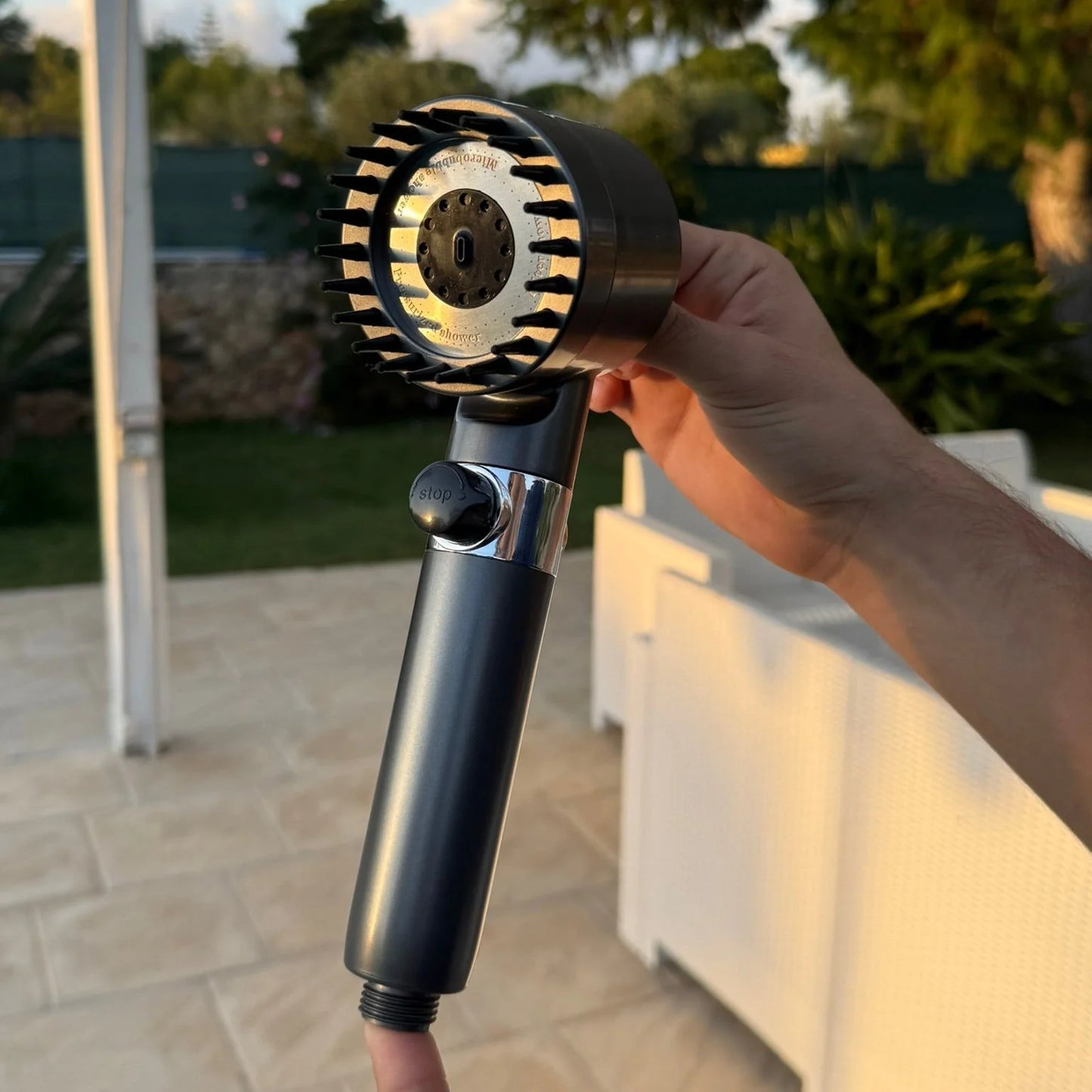 Shower Head with Filter & 3 Modes | Water-Saving Shower Head | Waterlux